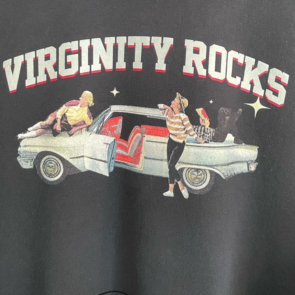 Danny Duncan Virginity Rocks Classic Car Sweatshirt Hoodie Zumiez Spencers Black - Picture 3 of 9